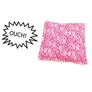 Boo boo rice bag, freezer or microwave pack for kids or adults, ouch pouch image 1