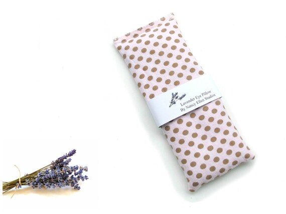 Lavender Eye Pillow In Soft Flannel Filled With Flaxseed And Etsy
