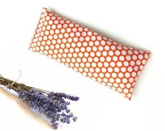 Lavender eye pillow soft flannel fabric, freezer or microwaveable heating pad