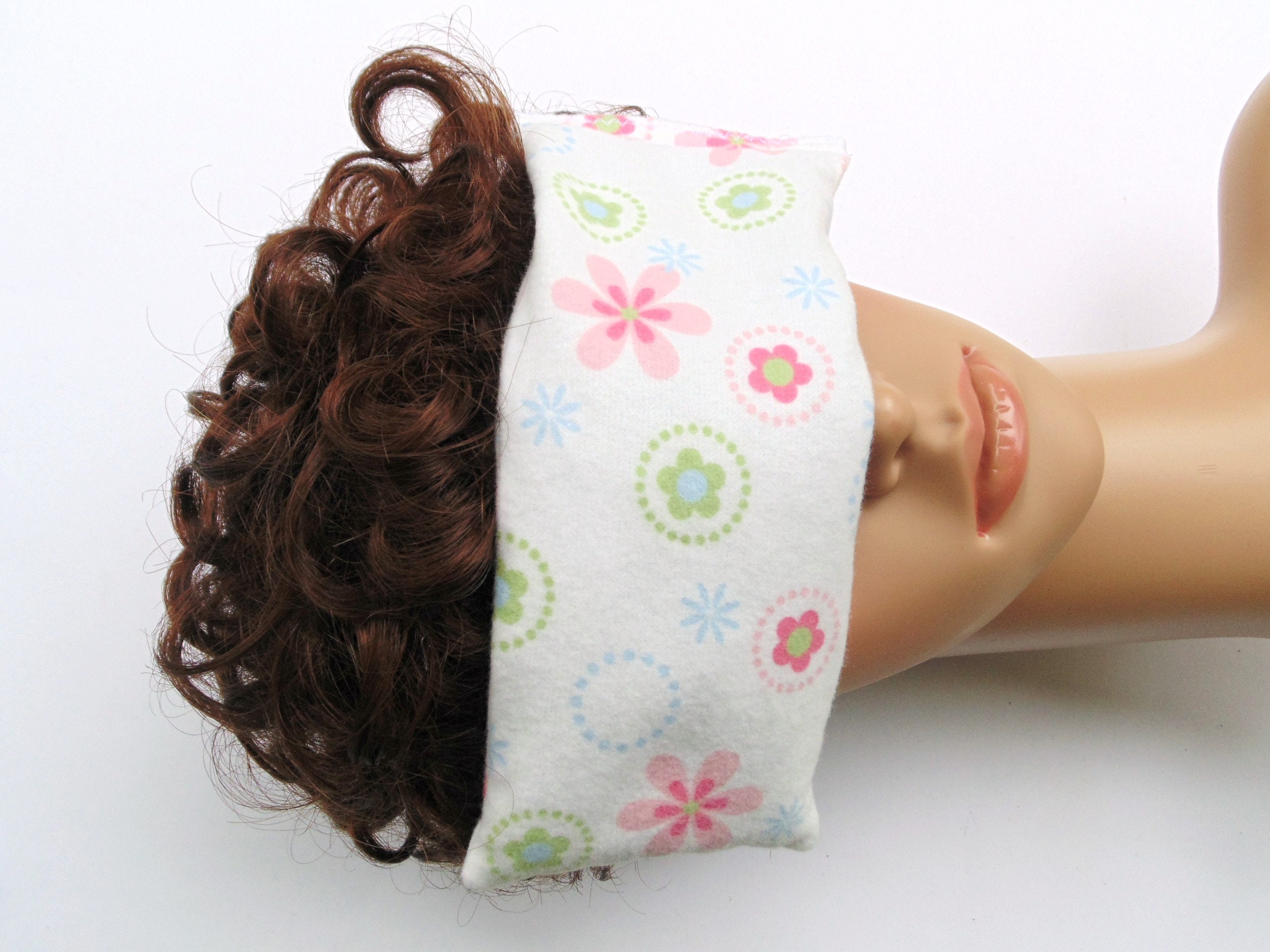 Lavender flaxseed eye pillow microwave rice pack made in soft Etsy.de