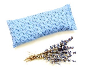 Lavender eye pillow, rice bag, microwavable aromatherapy, gift for her