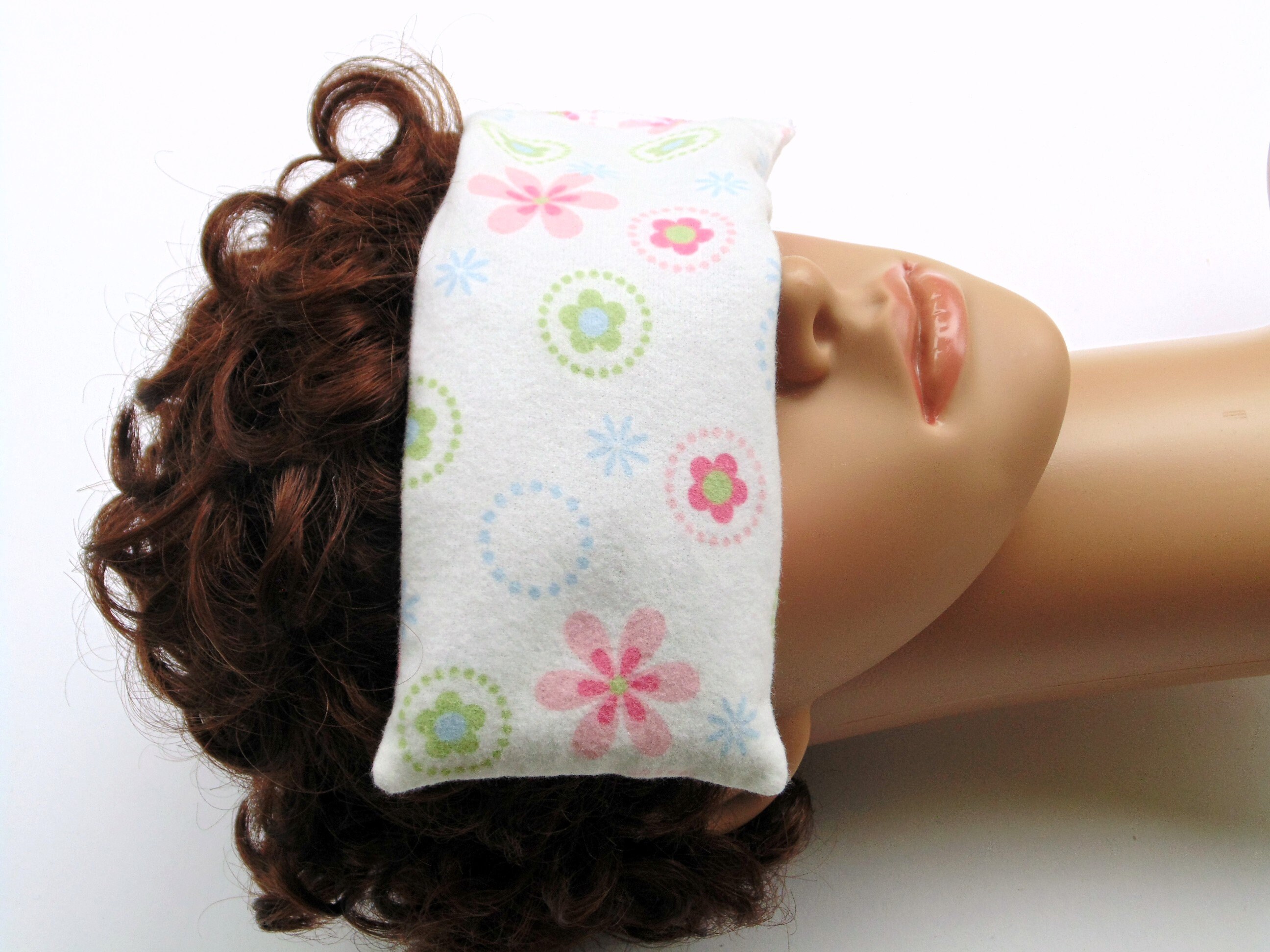 Lavender flaxseed eye pillow microwave rice pack made in soft Etsy.de