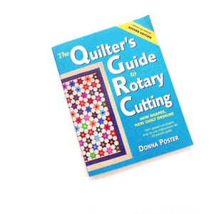 Quilt book, The Quilter&#39;s Guide to Rotary Cutting, Donna Poster, pre-owned paperback, excellent condition