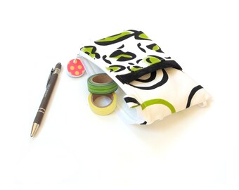 Planner bag, large zipper pouch organizer, accessory storage, pen pencil case