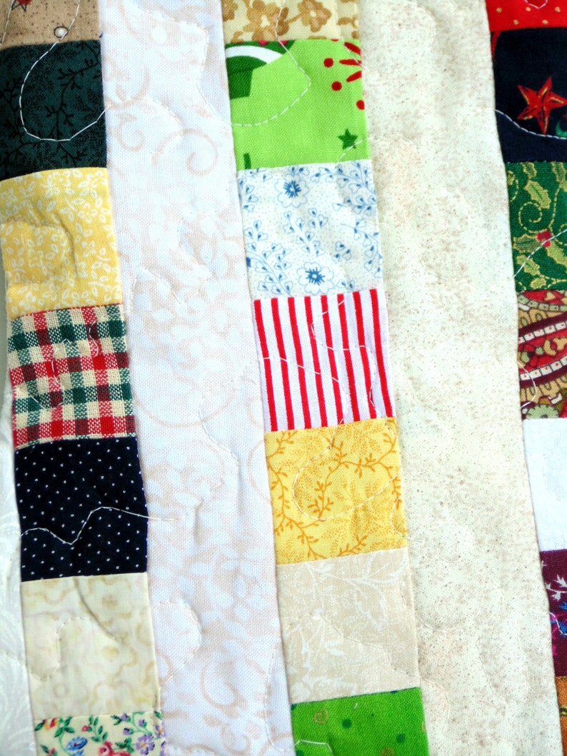 Close up view of stocking.