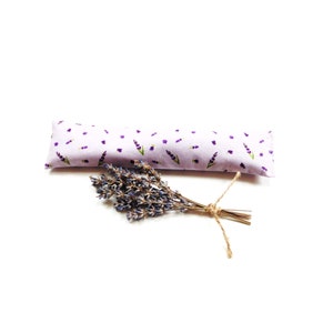 Lavender sachet pillowcase insert, aromatherapy herbal sleep therapy