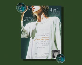 Cameron Winter Geese Band Digital Download Music Poster Design / Room Decor / Wall art