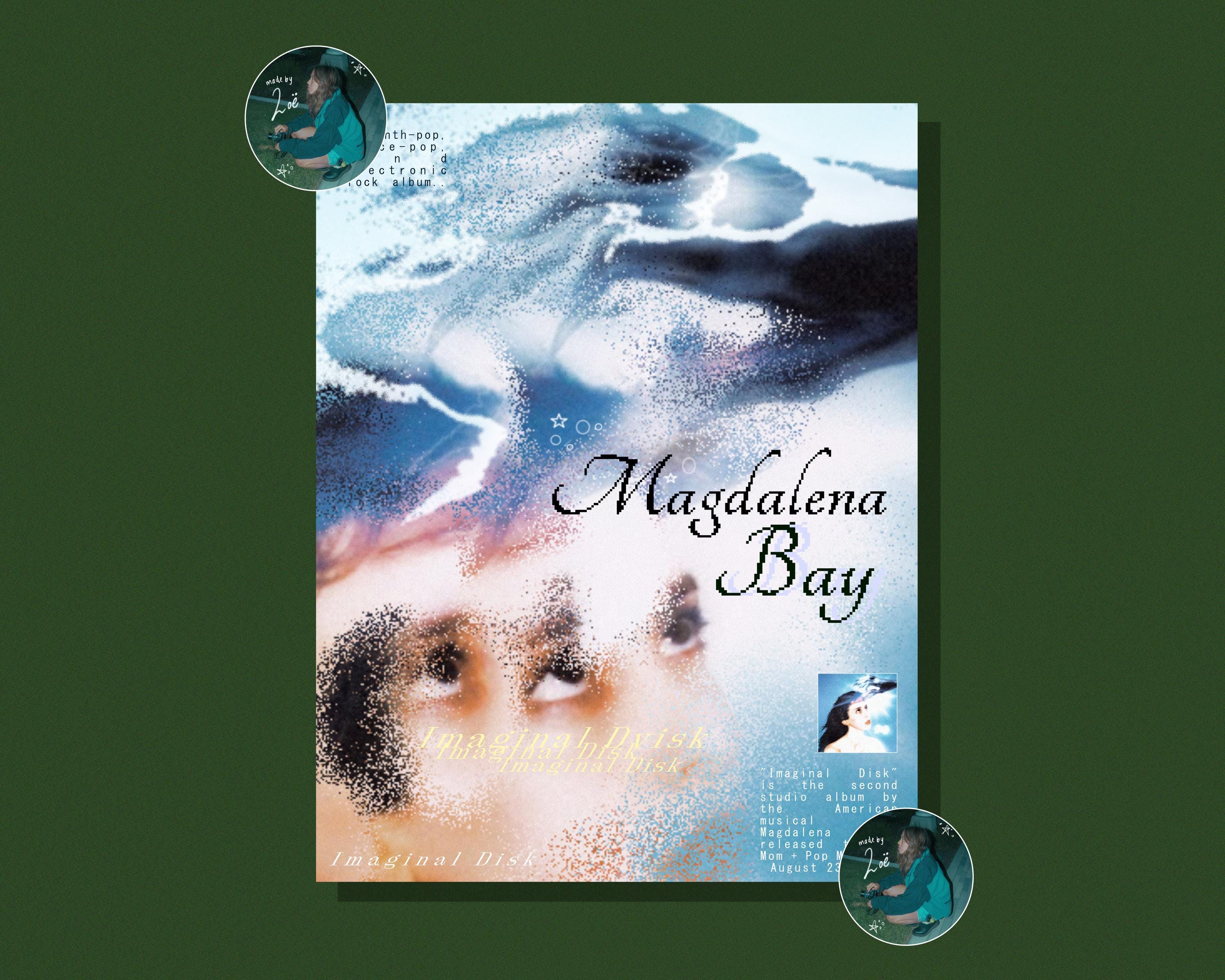 Magdalena Bay Imaginal Disk Digital Download Music Poster Design