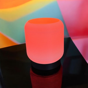 Cosmos Smart Lamp by Luxura Bedside Table Lamp 3D printed Lamp Wavy Modern LED Lamp Color Changing Lamp