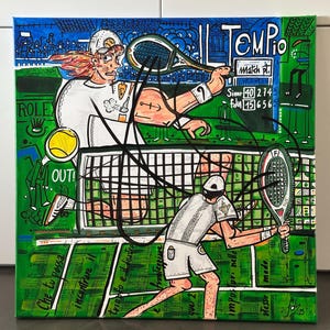 LE TRIOMPHE DU CHALLENGER (60 x 60 cm)
