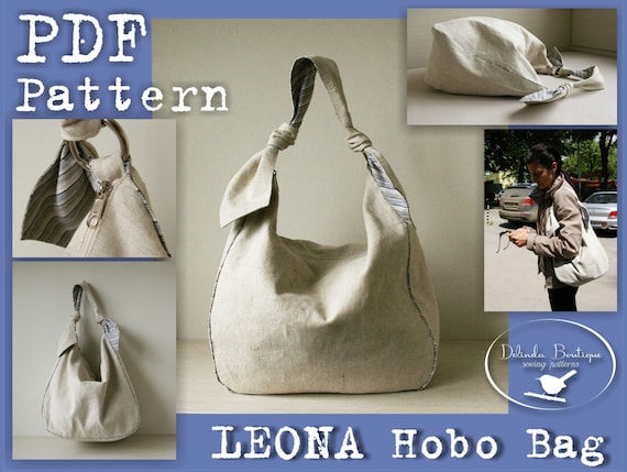 Easy Sew Slouchy Tote Bag With Free Pattern