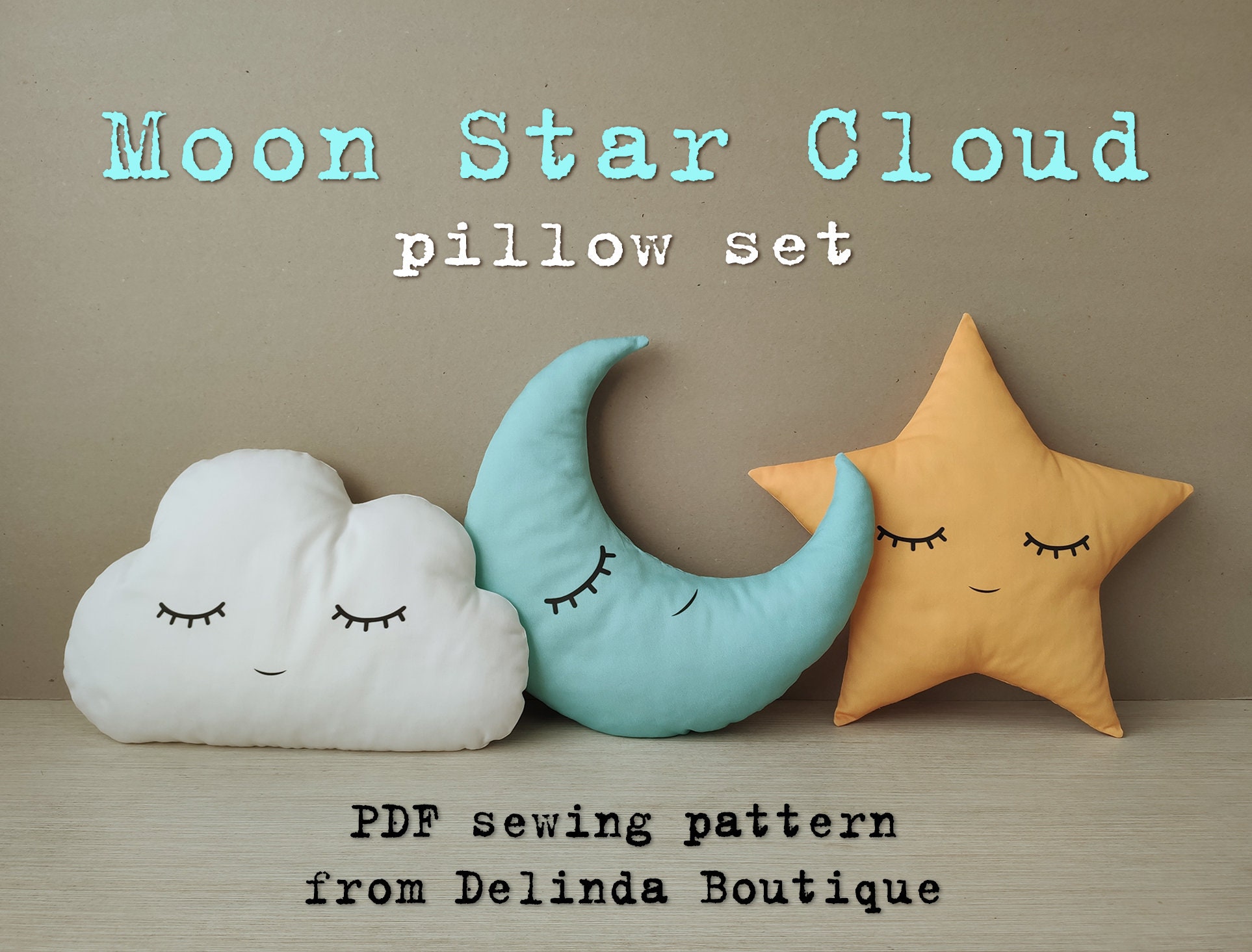 Moon Star Cloud Pillows -  Canada