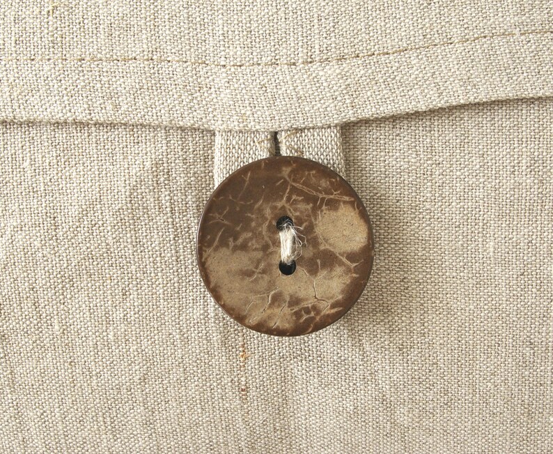 Natural Beige Textured Linen Lumbar Pillow Cover Coconut Etsy