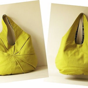 Patrón de costura en PDF para hacer bolso Hobo Bag Sling Tote Rhonda ...