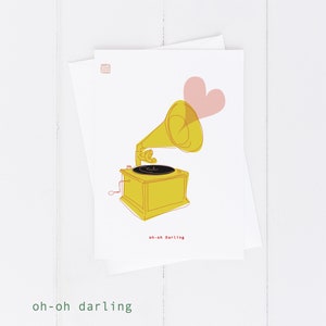 Oh-oh Darling / carte de souhaits / carococo par carol-anne pedneault