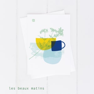 Les beaux matins / carte de souhaits / carococo