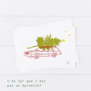 T'es sûre que c'est pas un épinette ? / carte de souhait