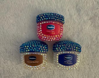 Mini vaselinas con brillo