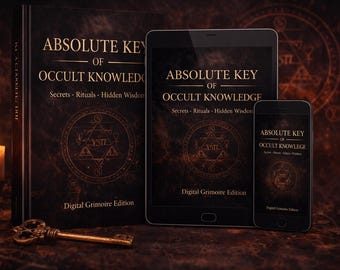 Occult Knowledge Grimoire | Secret Magic, Rituals, Hidden Wisdom (Digital Download)