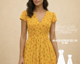 Womens Flowy Summer Dress Pattern