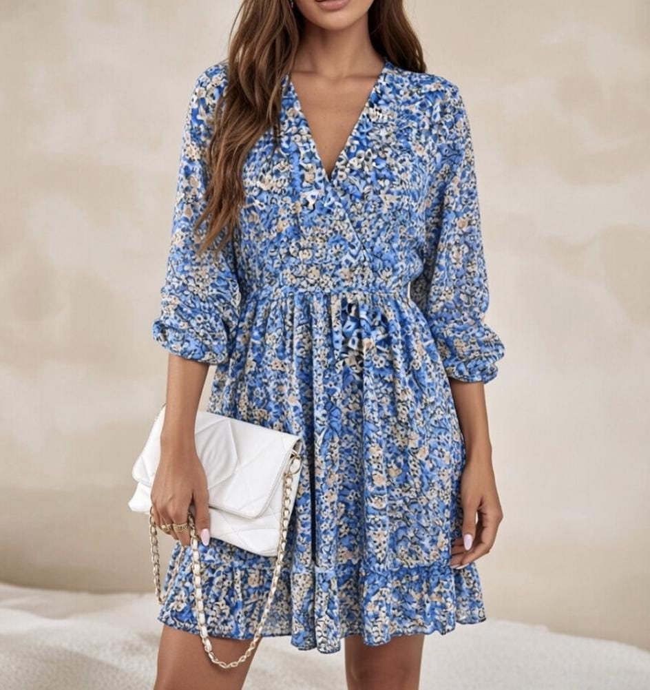 sachin and babi light blue dress Chiffon Goddess Dress Bordeaux