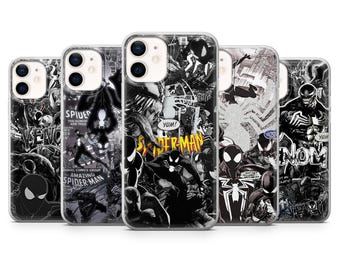 Venom Eddie Brock Symbiote Comics Cobweb Phone cover for iPhone 16,15,14,13,12,11,Pixel 9, 9 Pro,9 Pro XL 8A,8Pro,7A Samsung S24,S23,A55,A54