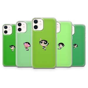 Powerpuff Girls Buttercup Blossom Bubbles Phone cover for iPhone 16,15,14,13,12,11,Pixel 9, 9 Pro,9 Pro XL 8A, 8Pro, Samsung S24,S23,A55,A54