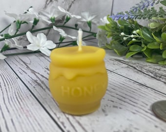 Small Honey Pot Beeswax Candles Gift Set – Handmade Minnesota, Set of 4