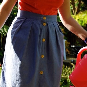 Helena skirt PDF womens sewing pattern