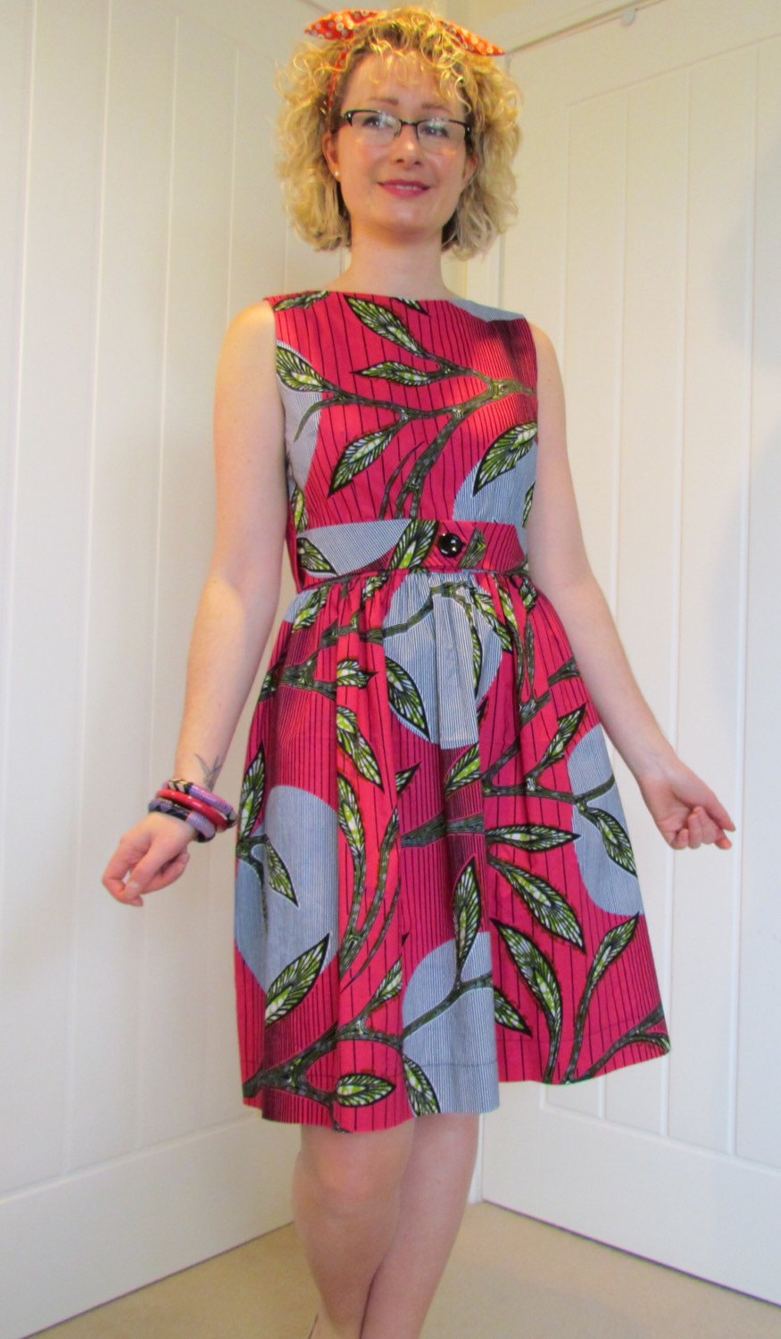 Women's Vintage Wrap Dress PDF Sewing Pattern Etsy