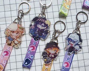 Colorful Stage! PJSK Character Lanyard Keychains