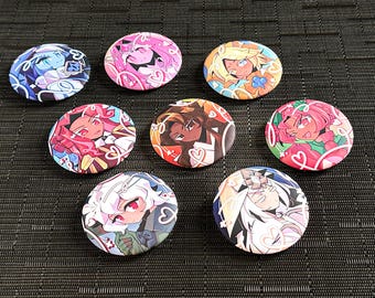 Cookie Run Kingdom CRK Soft Touch Matte Badge Buttons