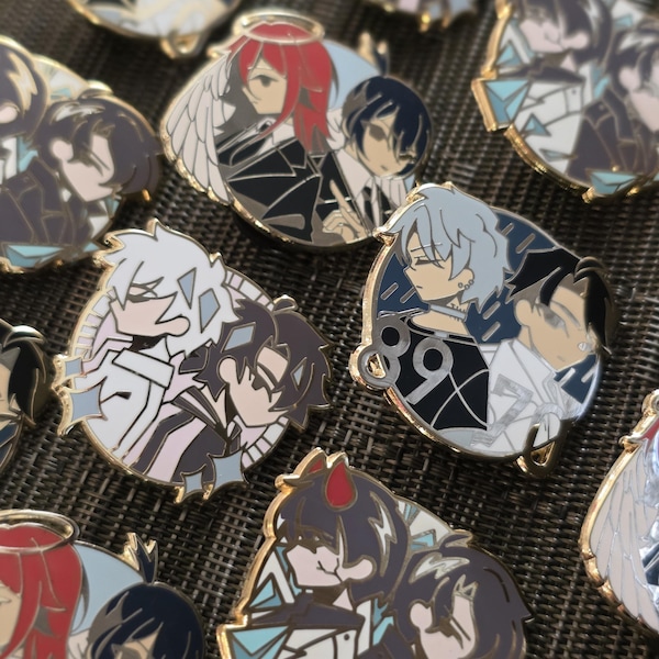 Doomed Yaoi Enamel Pins
