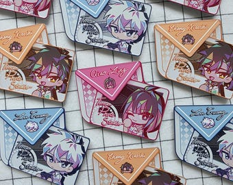 Link Click Love Letter Varnish Pins