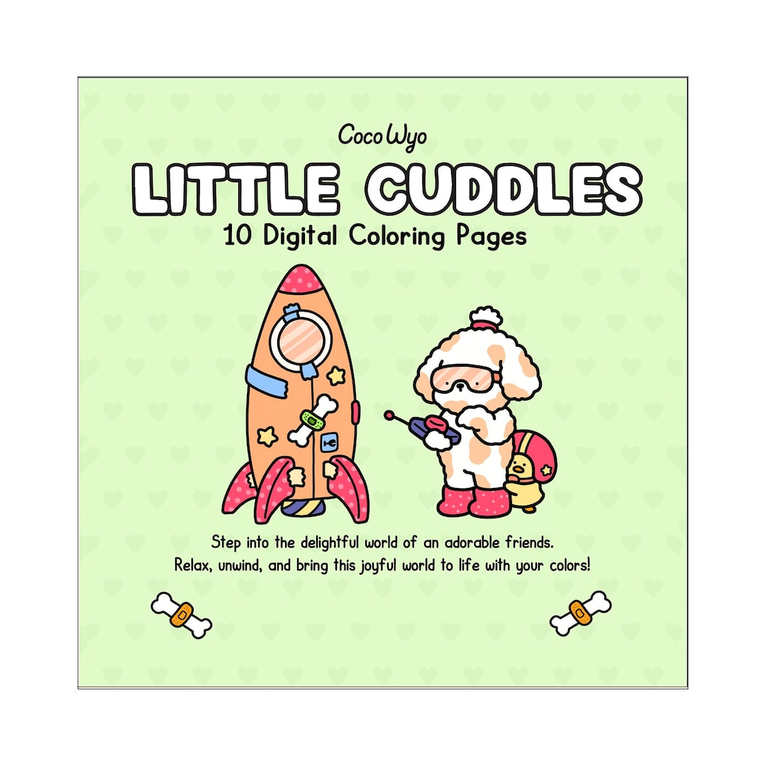 Little Cuddles Book 2: Super Cute Animal Characters Coloring Pages by ...