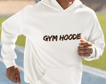 Gym Hoodie, Heavyweight Oversized Hoodie for Fitness, Unisex Workout Apparel, Sweatshirt