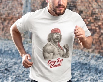 Every Rep Counts Gym T-Shirt, Motivational Fitness Tee, Bodybuilding Workout Shirt, Gym Apparel
