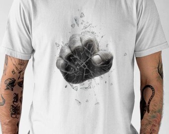 Smash Through Limits T-Shirt, Motivational Graphic Tee, Fitness Hustle Shirt