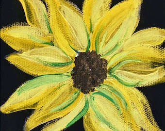 Impresión artística en amarillo diminuto