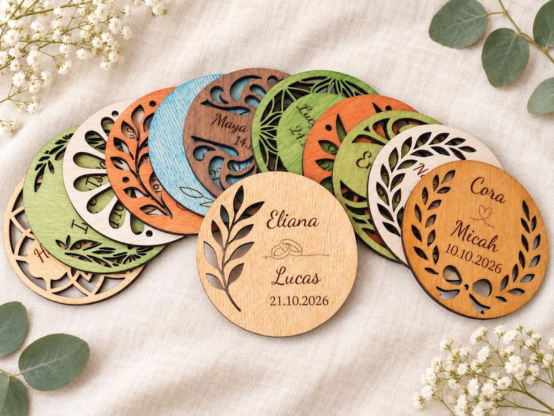 Personalized Wedding Favors, Custom Coasters, Bridal Shower Favors Personalized Wedding Favors, Custom Coasters, Bridal Shower Favors