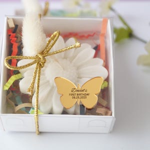 Bomboniera per il primo compleanno, bomboniera di benvenuto, candela profumata a forma di margherita, bomboniera per baby shower, regali per neonati, regalo di compleanno per maschietto, regalo di compleanno per femminuccia