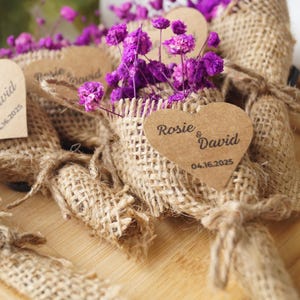 Mini bouquet di fiori secchi, bomboniere per matrimonio boho, bomboniere per addio al nubilato, regalo per baby shower, decorazione per matrimonio