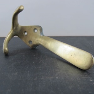 Large Hook Nautical Three Peg in the manner of Carl Aubock c. 1950s 1960s