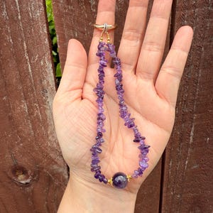 Amethyst with Bead