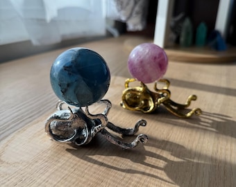Metall Octopus Kugelhalter für Kristallkugeln