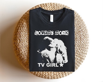 Retro Tee for Music Lovers – TV Girl Shirt, Vintage Aesthetic Gift, Tv Girl Radiohead The Bends Graphic Print, Punk Rock Tee Band Shirt