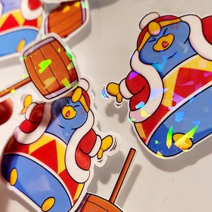 The King Can&#39;t reach his Hammer (King Dedede Sticker)