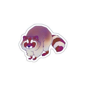 Round Raccoon Standing