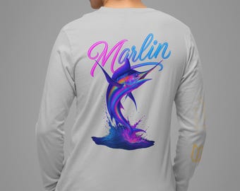 Coastal Tuna/Marlin Performance Long Sleeve T-shirt Coastal Tuna/Marlin Performance Long Sleeve T-shirt