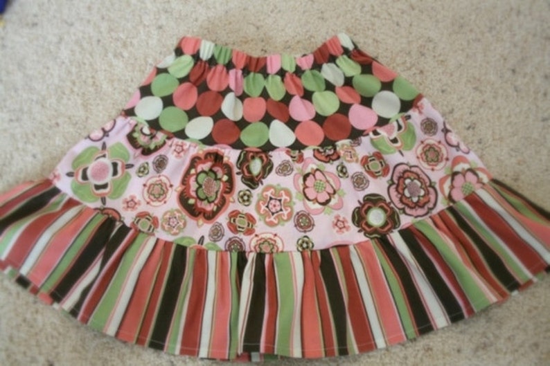 TUTORIAL Twirl Skirt PDF Pattern for Girls and Baby Sizes - Etsy